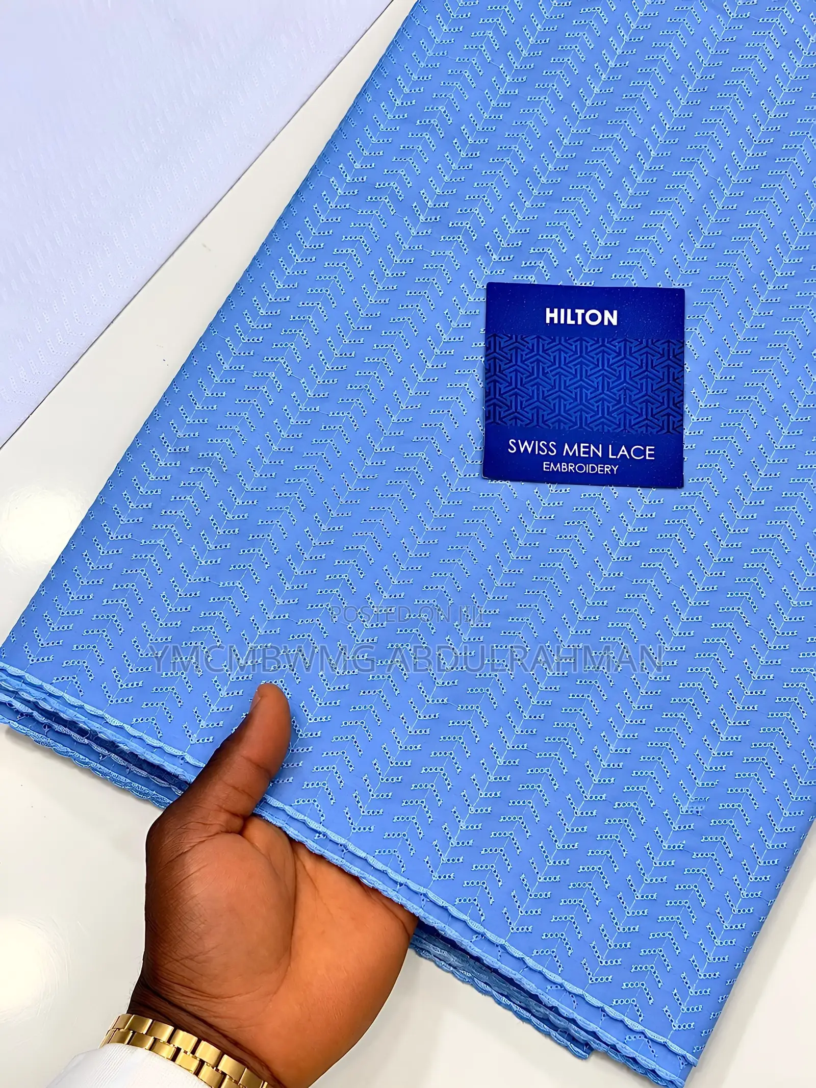 Hilton Embroidery Swiss Men Lace