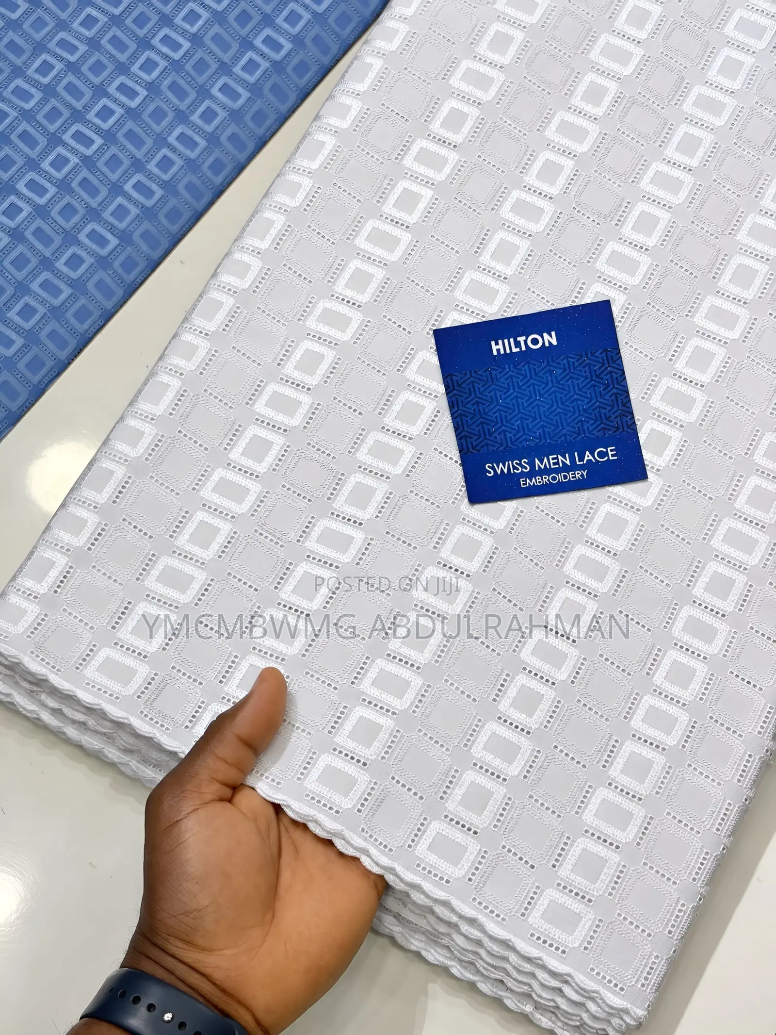 Hilton Embroidery Swiss Men Lace