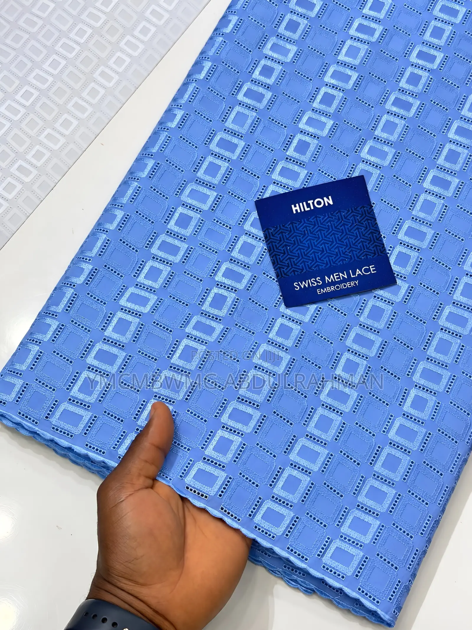 Hilton Embroidery Swiss Men Lace