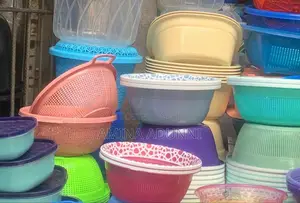 Multipurpose Plastic Colander and Washing Bowls – Assorted Colours