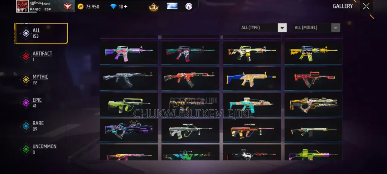 Free Fire Acc Prime 5