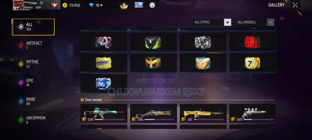 Free Fire Acc Prime 5