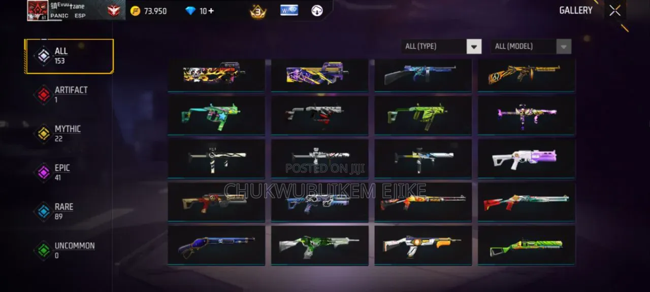 Free Fire Acc Prime 5
