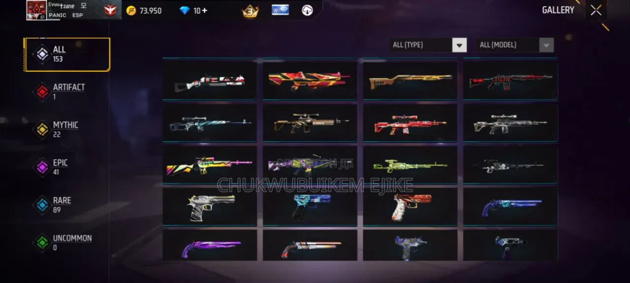 Free Fire Acc Prime 5