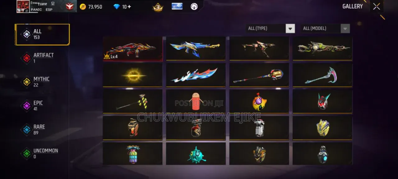 Free Fire Acc Prime 5