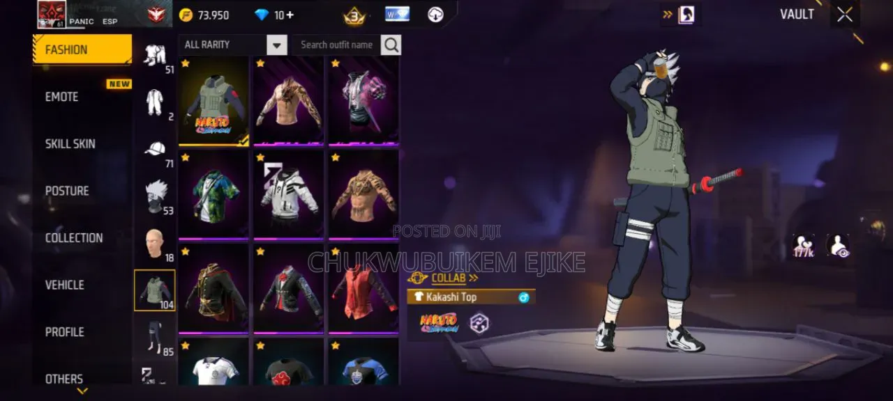 Free Fire Acc Prime 5