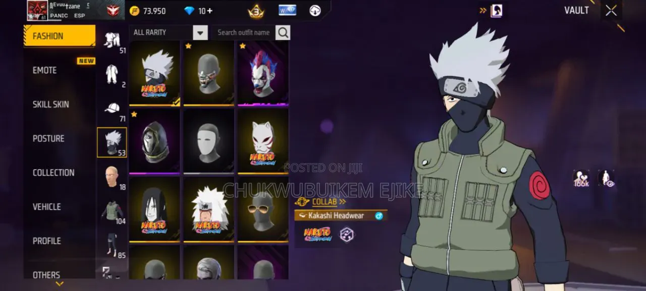 Free Fire Acc Prime 5