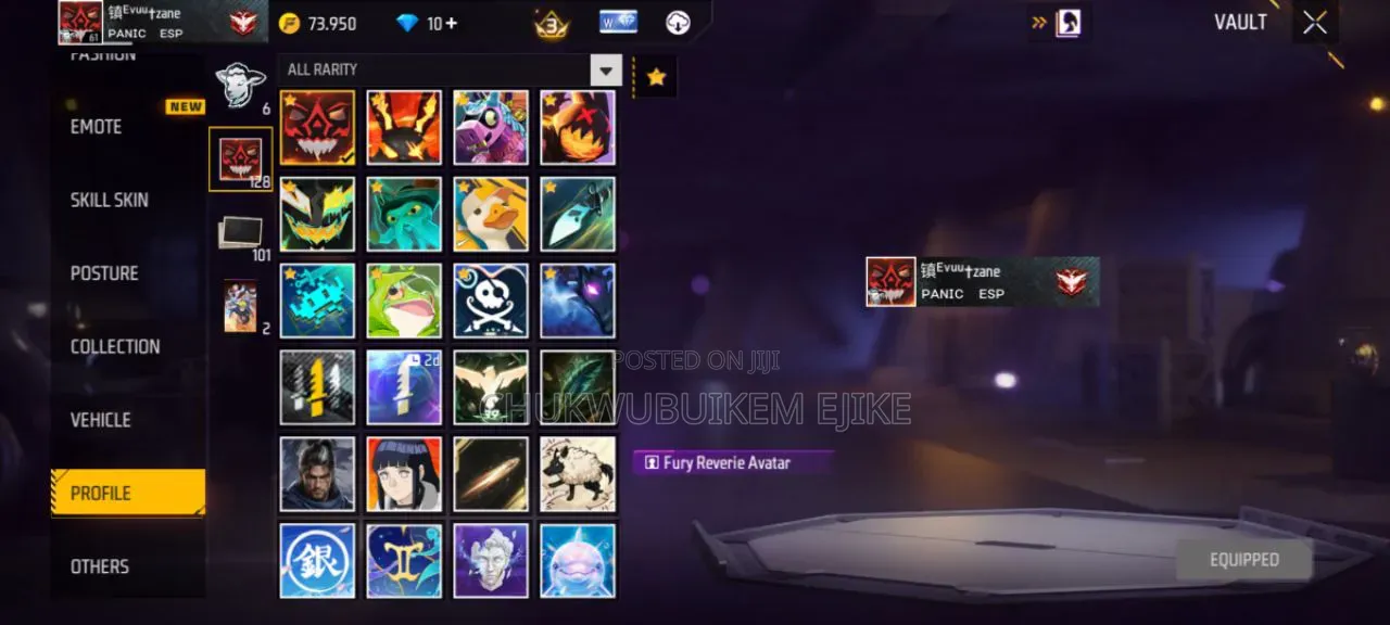 Free Fire Acc Prime 5