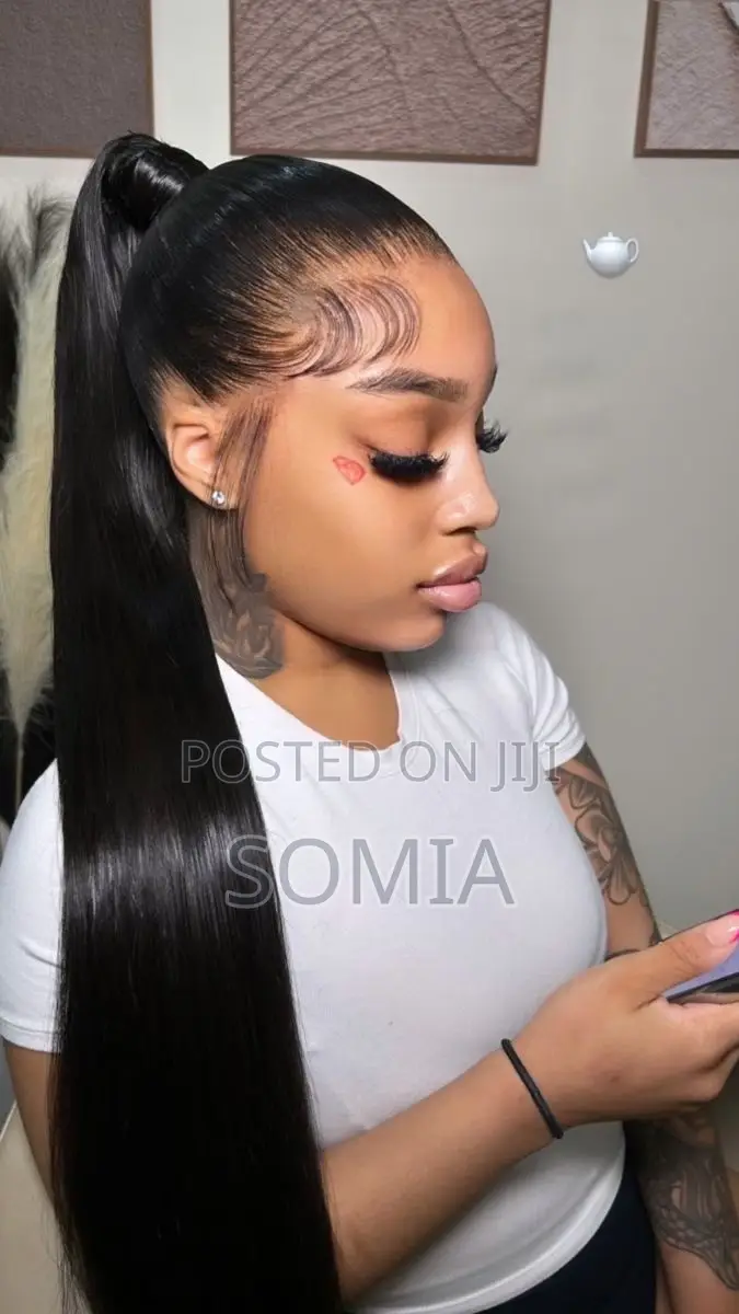Ponytail Bundle and Frontal Available