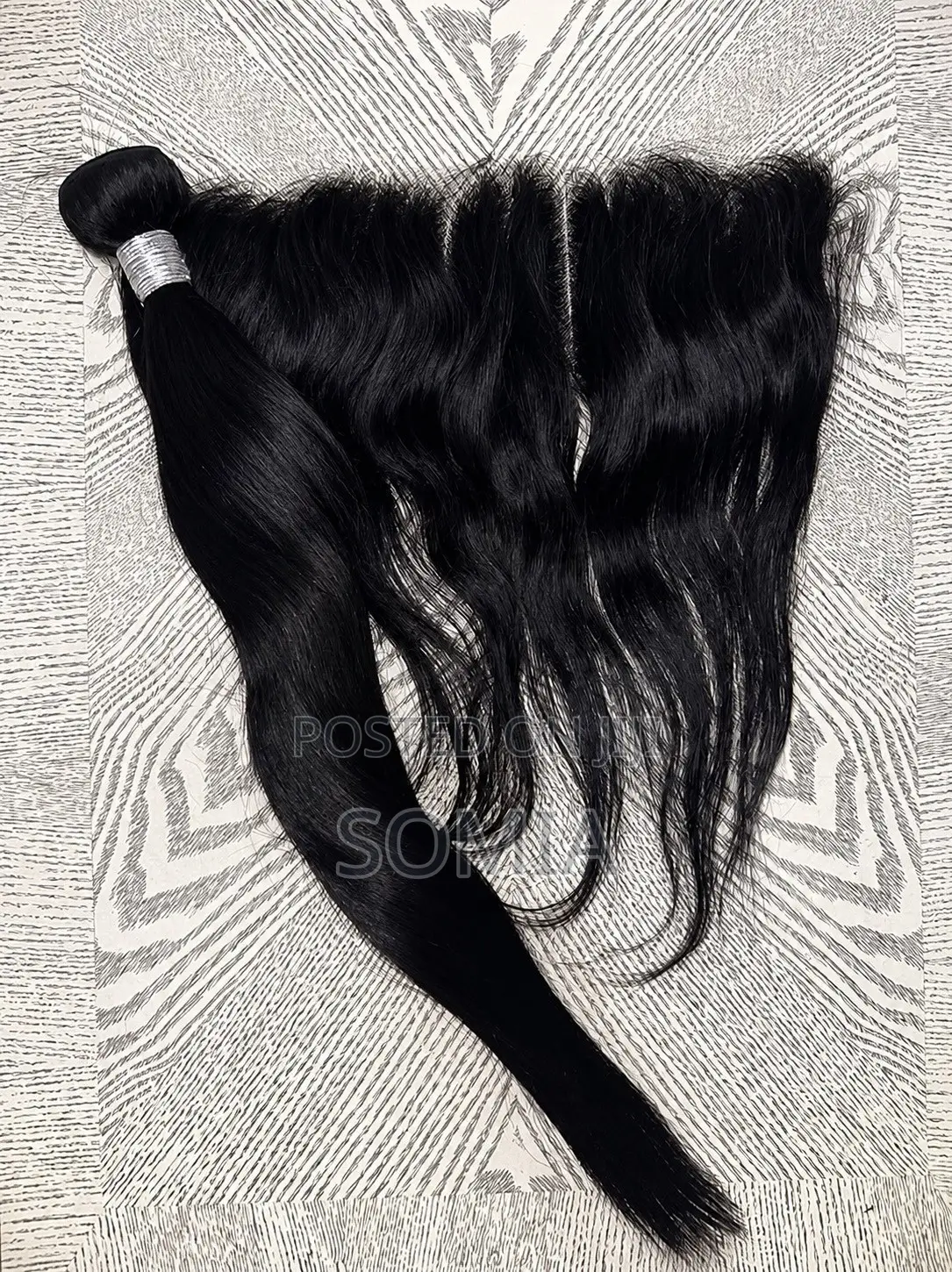 Ponytail Bundle and Frontal Available
