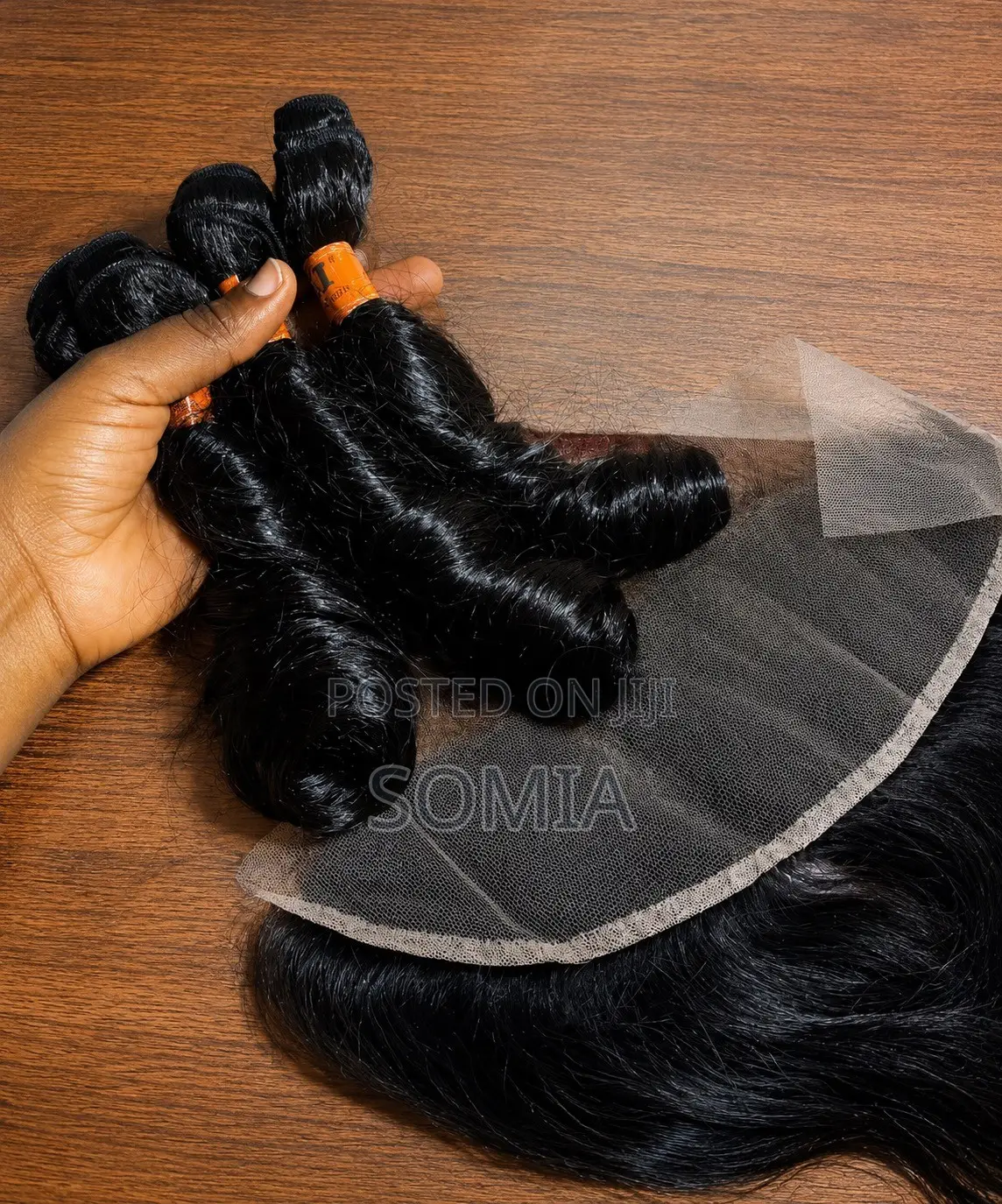 Ponytail Bundle and Frontal Available