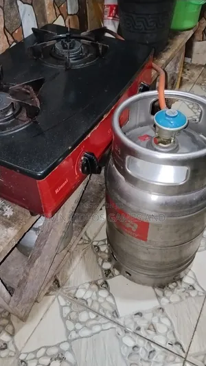Original Foreign Stainless Steel Gas Cylinder With Dual Burner