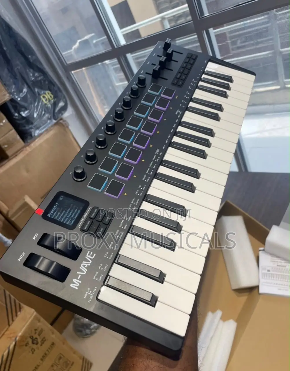 M-Vave SMK-37 Pro Wireless Midi Controller Keyboard & Synthesizer