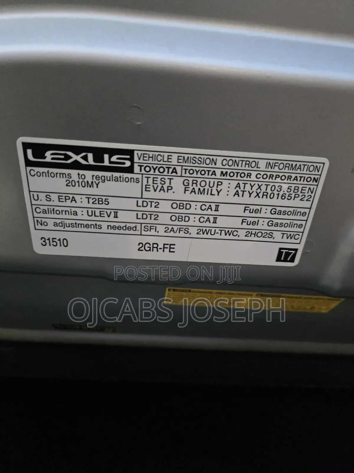 Lexus RX 350 2010 Silver