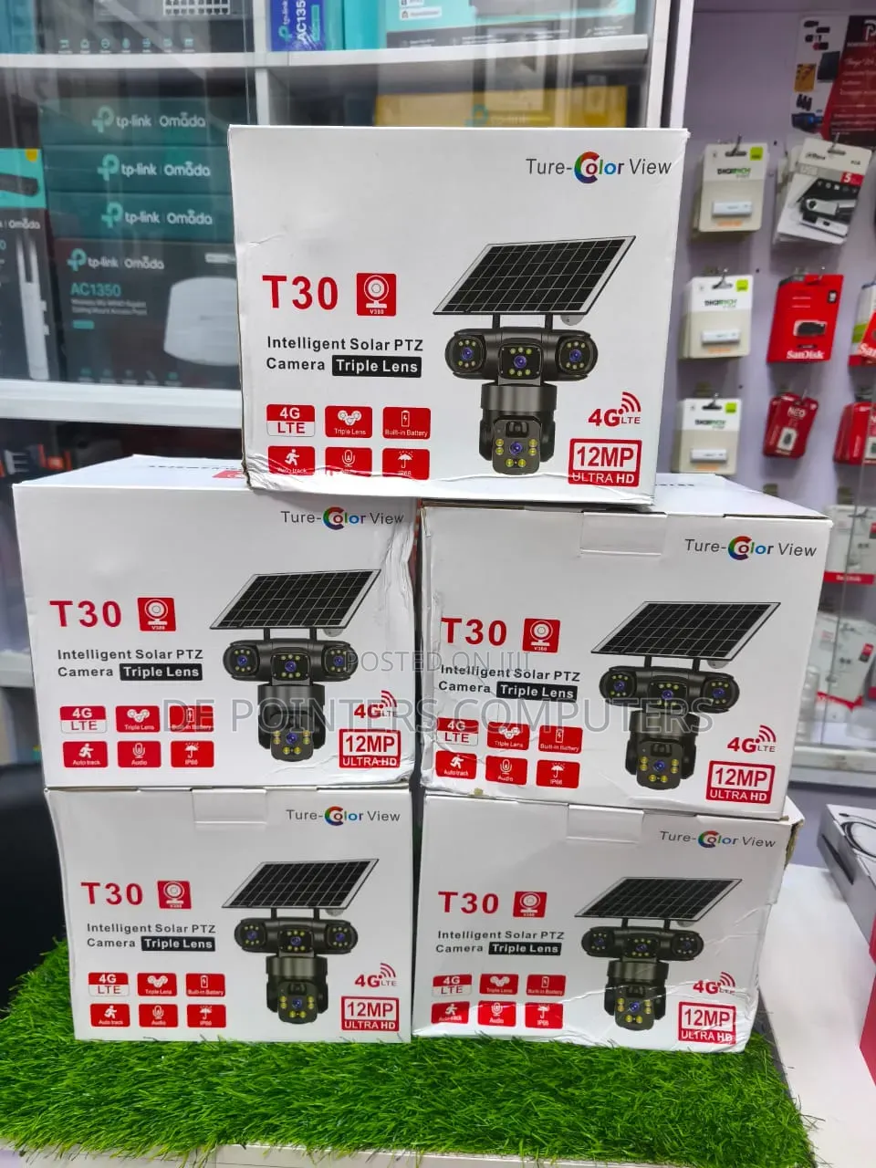 PTZ 3lens CCTV Camera