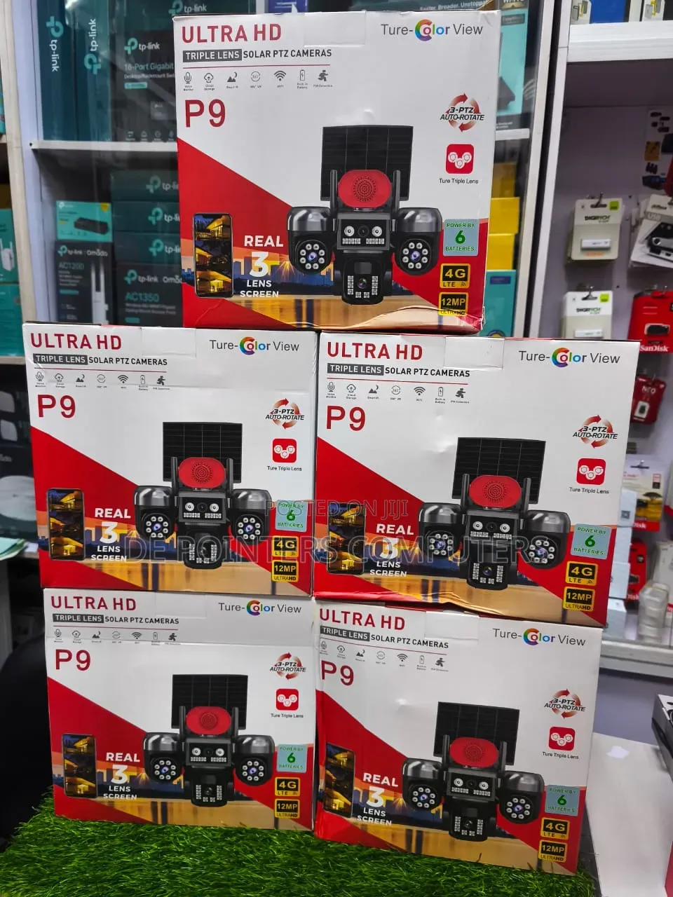 PTZ 3lens CCTV Camera