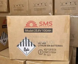 100ah 25.6v SMS Solar Lithium Batteries Is Available