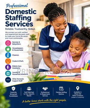 Get Your Professional Nannies/Baby Sister