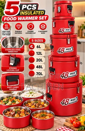 5pcs Insulated Food Warmer