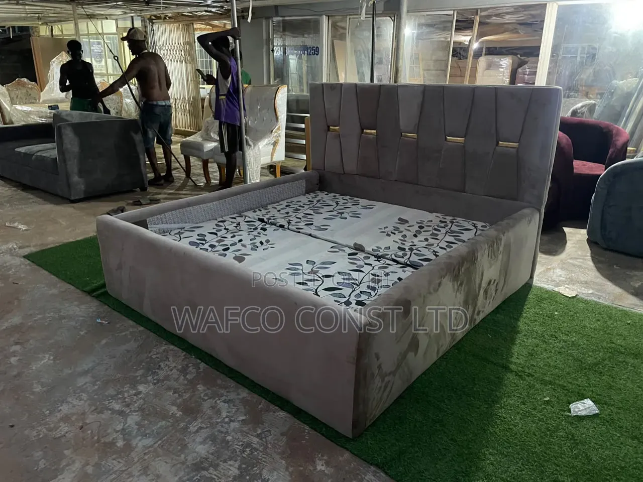 6 X6ft Padded Bed Frame