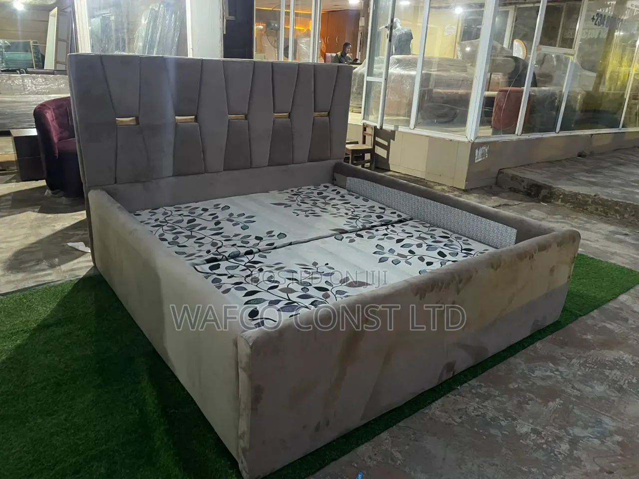 6 X6ft Padded Bed Frame