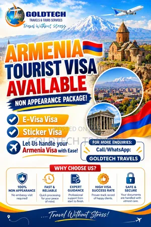 Armenia Tourist Visa Package Available