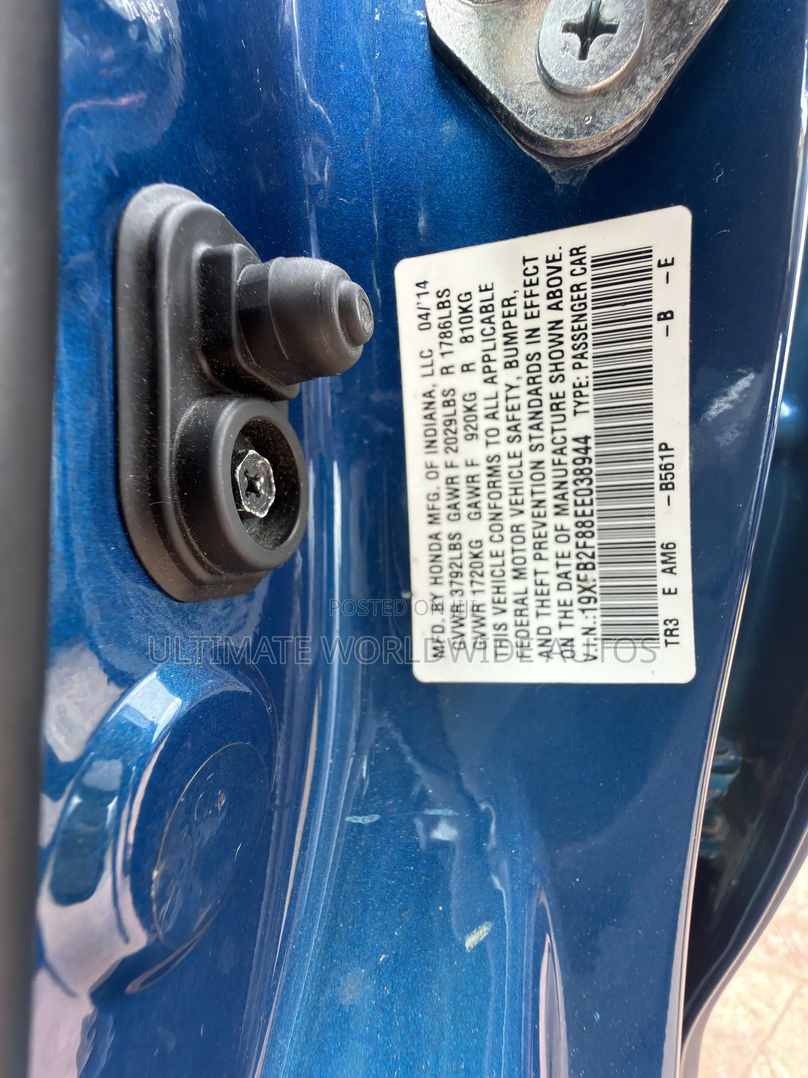 Honda Civic 2014 Blue