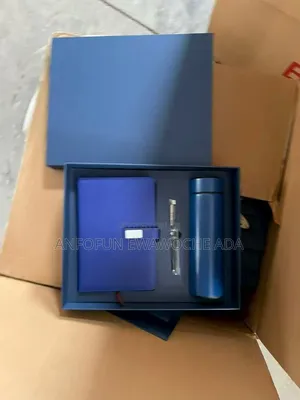 Flask, Diary & Pen Gift Set