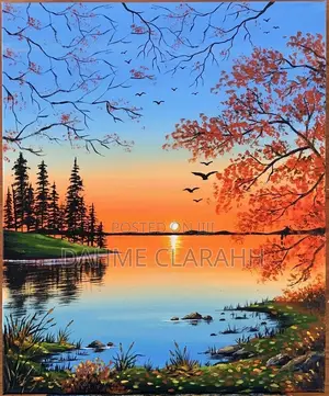 Original Hand-Painted Landscape Wall Art on Canvas | Home Decor