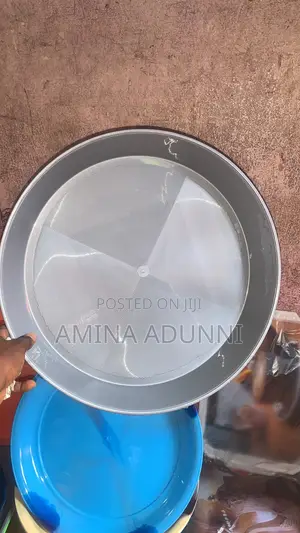 Plastic Serving Tray With Printed Design