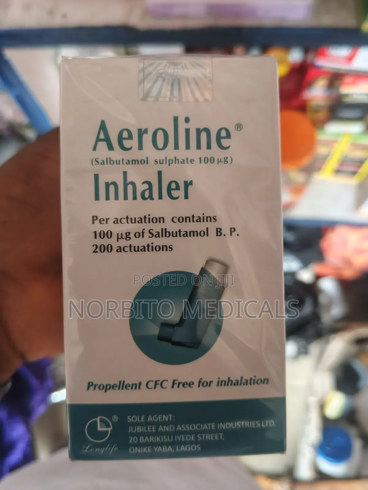 Aeroline Inhaler