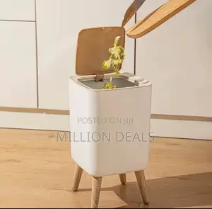 16L Piece High Clamshell Garbage Can Waste Bin