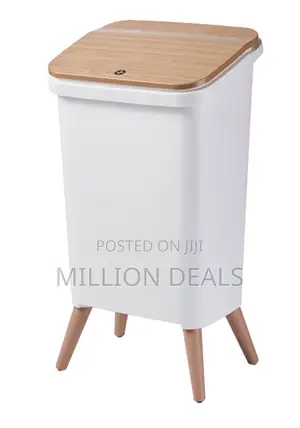16L Piece High Clamshell Garbage Can Waste Bin