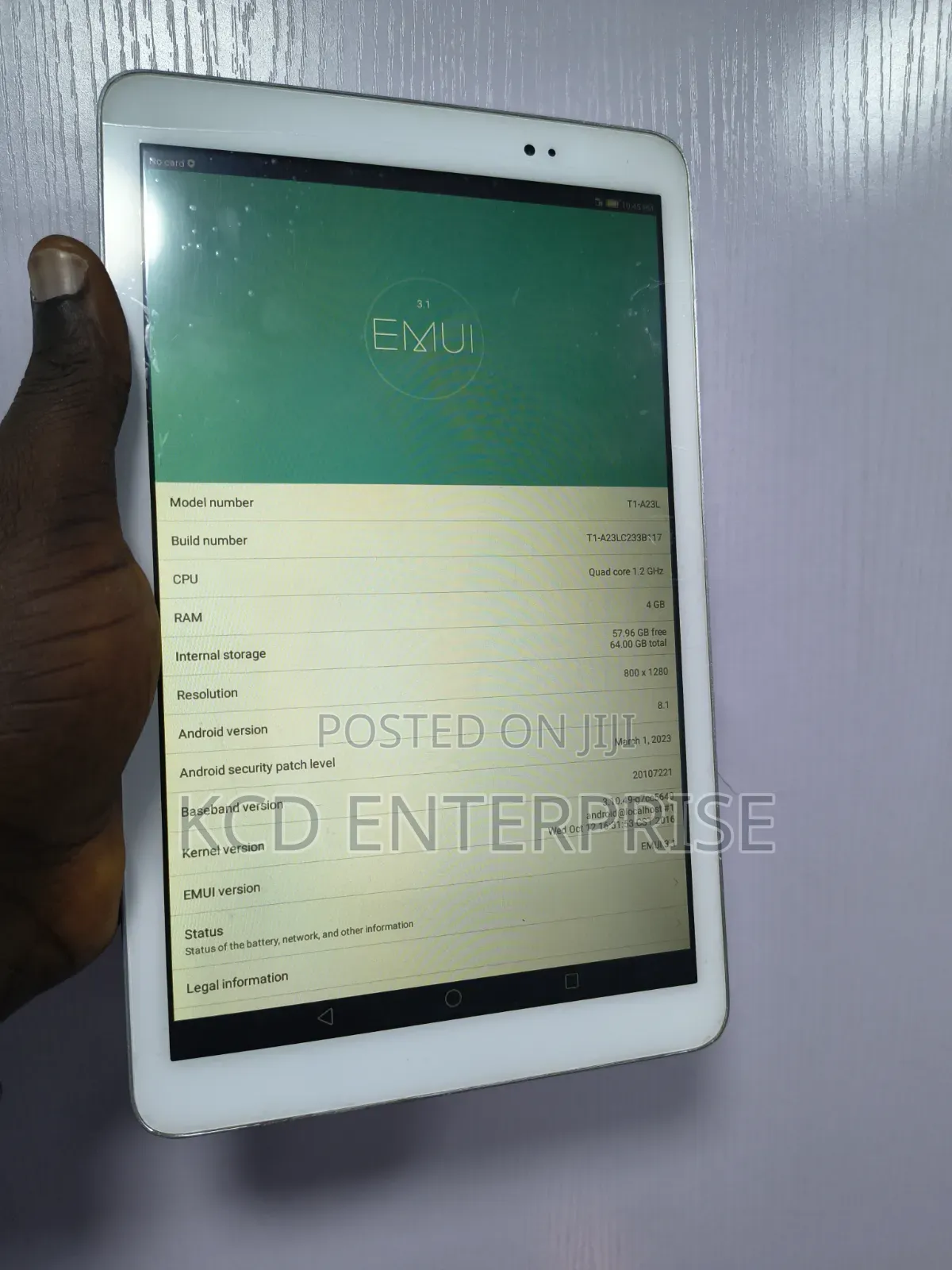 Huawei MediaPad T1 10 64 GB Silver
