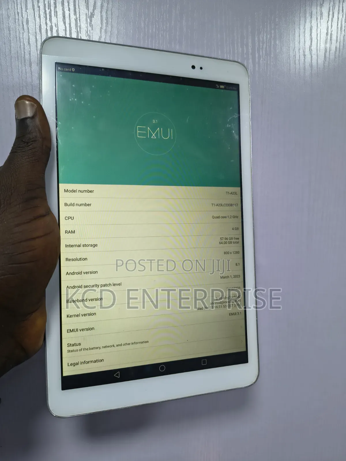 Huawei MediaPad T1 10 64 GB Silver