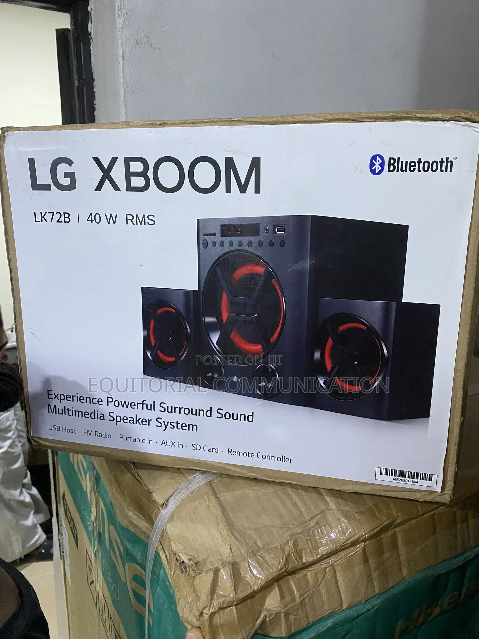 LG Lk72b Xboom 40w RMS Sound Equipment - EQUITORIAL COMMUNICATION Price ...