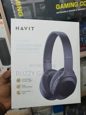 HAVIT H628BT Adjustable Headband Wireless Foldable