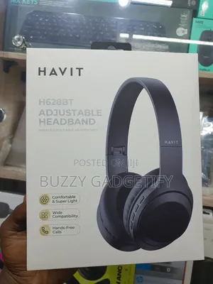 HAVIT H628BT Adjustable Headband Wireless Foldable