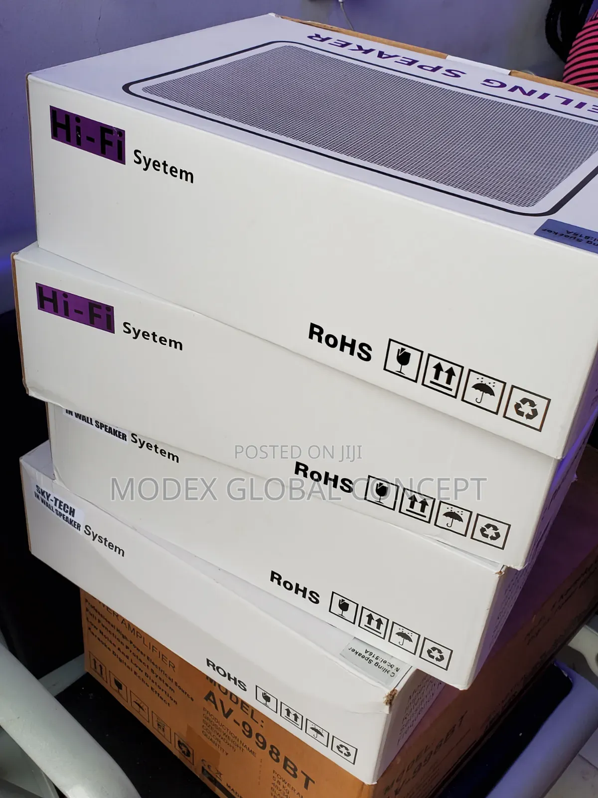 Sky-Tec Wall-Mounted Public Address Speaker for POP Ceiling or DRYWALL