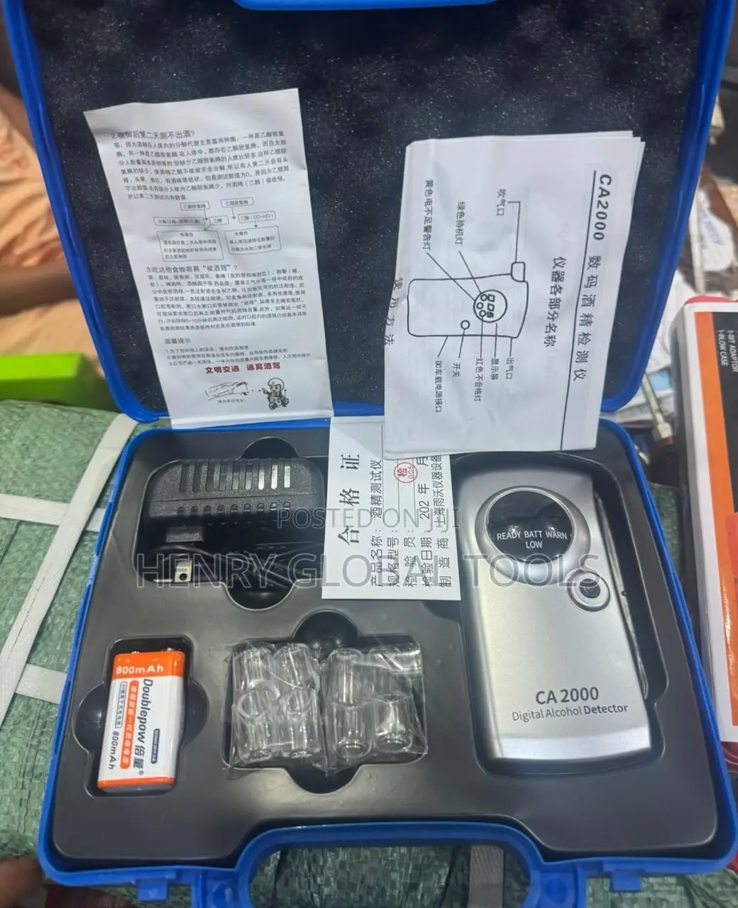 CA2000 Digital Alcohol Detector