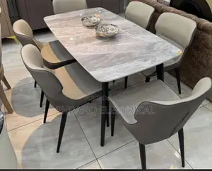 Modern Rectangular Dining Table Set With Chairs