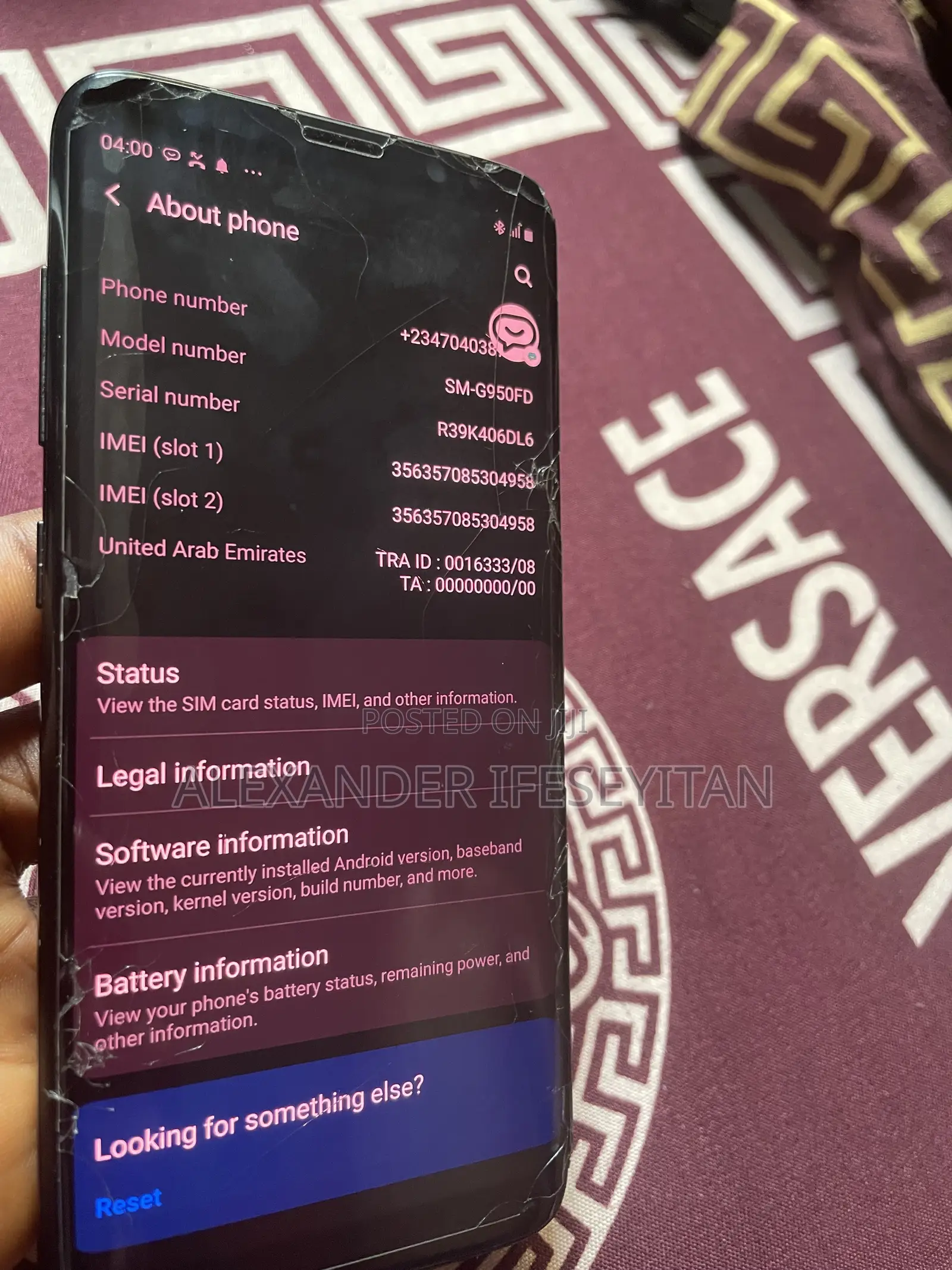 Samsung Galaxy S8 64 GB Black