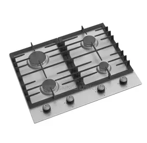 Maxi Stainless Steel 4-Burner Tabletop Gas Cooker BE001