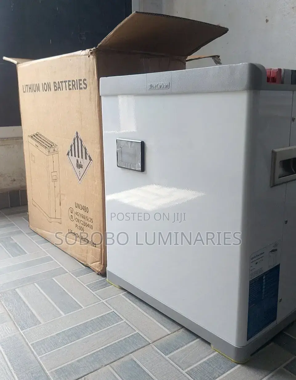 7.5kwh 48v Blue Carbon Lithium Ion Battery