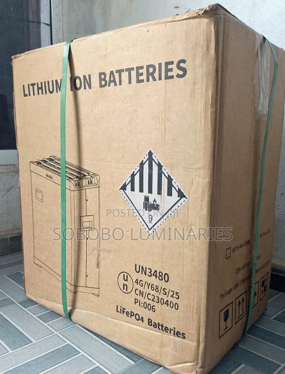 7.5kwh 48v Blue Carbon Lithium Ion Battery