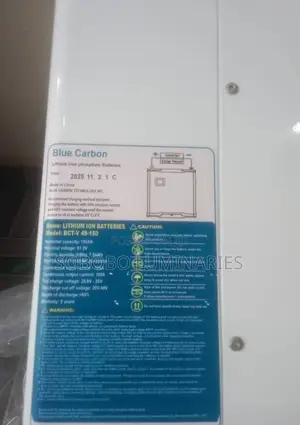 7.5kwh 48v Blue Carbon Lithium Ion Battery