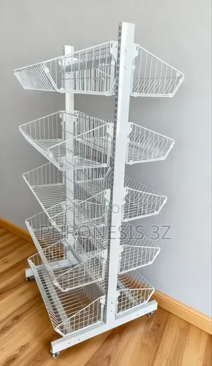 Snack Display Rack With Advert Board
