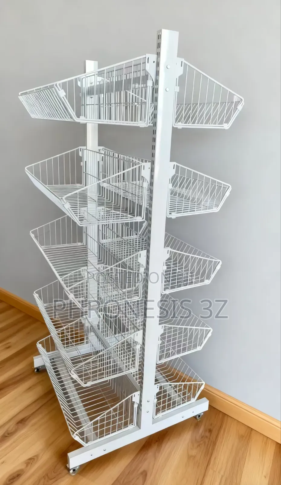 Snack Display Rack With Advert Board