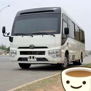New Toyota Coaster 2025 White