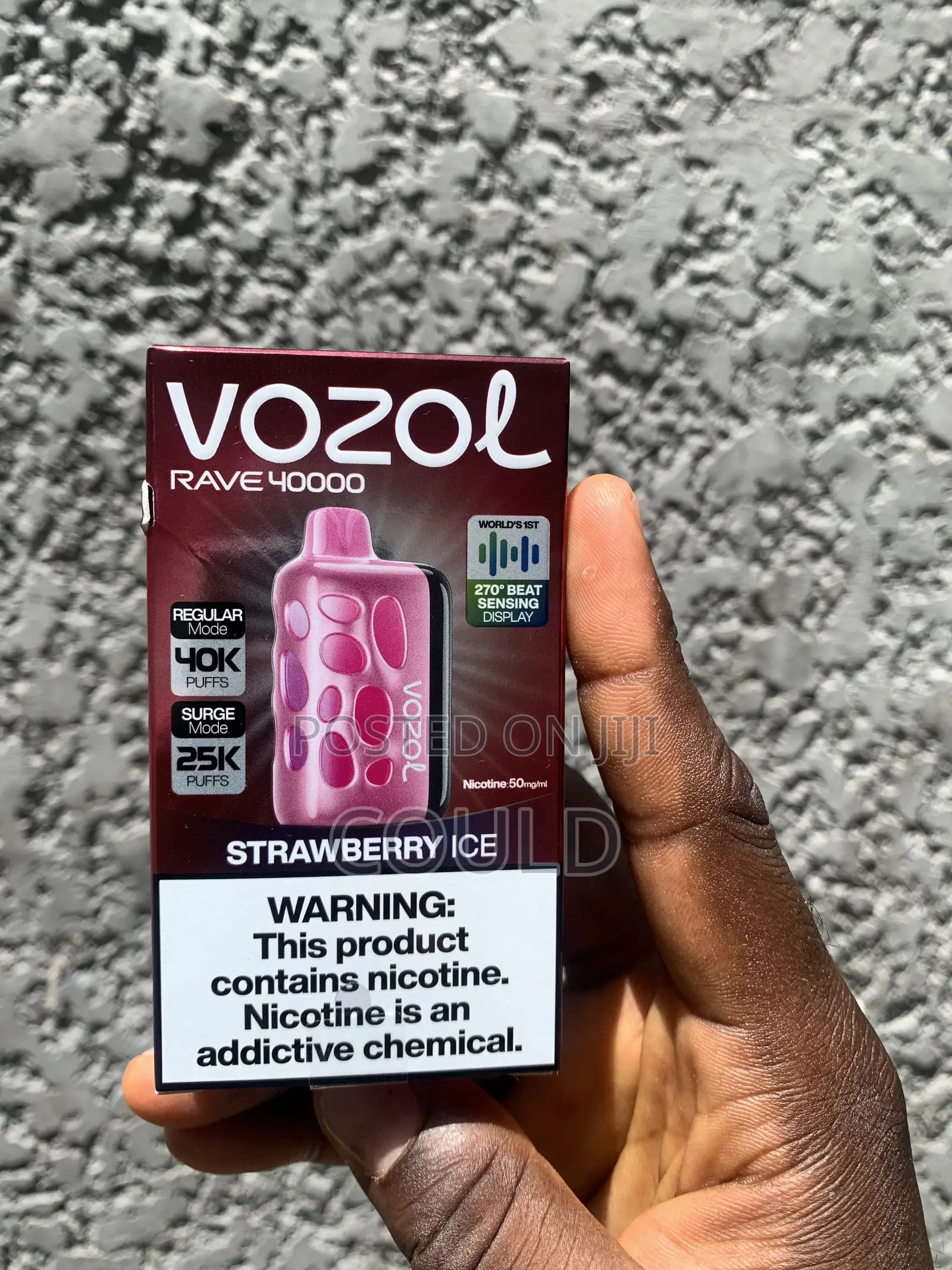 Vozol Rave 40000 Puffs Disposable Strawberry Ice